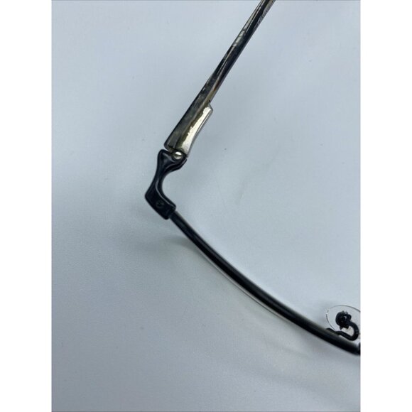 Chesterfield Men's Eyeglasses Black Rectangular Metal Full Rim UF1 135 033 - Picture 8 of 8